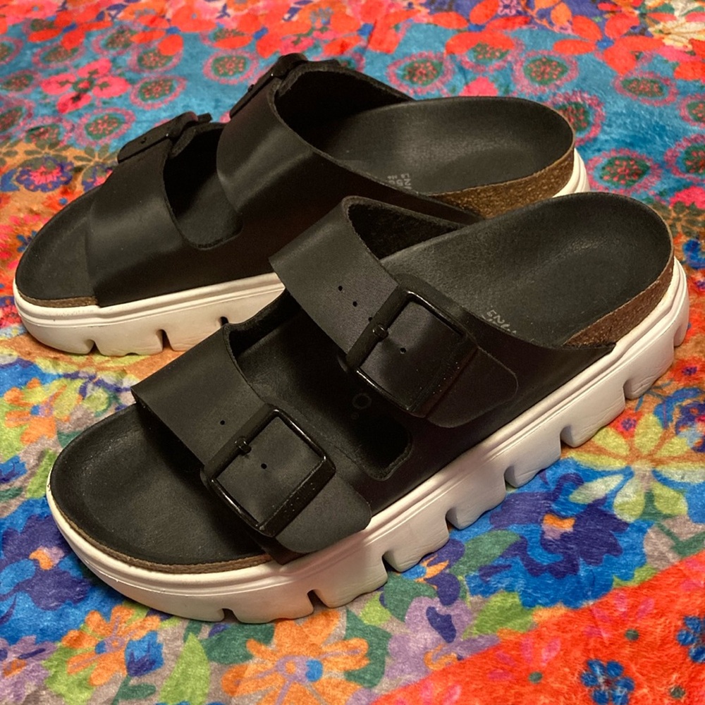 *EUC* Women’s Papillio (Birkenstock) platform Arizona sandal size 39